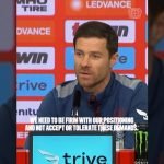 Bundesliga : Xabi Alonso s&rsquo;insurge contre les déportations massives des extrémistes de droite avec un discours viral : « Ce sont des exigences intolérantes ».