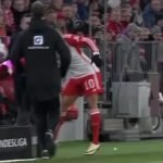 Bundesliga : échauffourées dignes d&rsquo;un carton rouge : Sanchez est taclé et reçoit un coup de poing au visage.