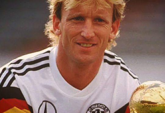 Bundesliga : Andreas Brehme meurt à 63 ans : la légende ambidextre qui a remporté la Coupe du monde 1990 avec un « penalty percé ».