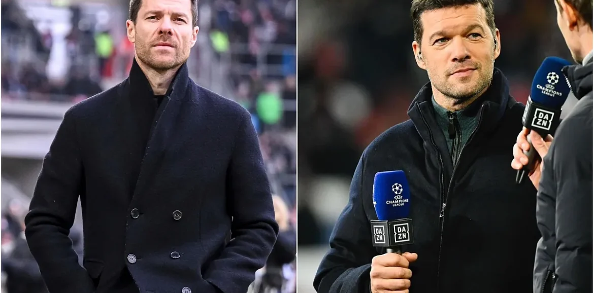Bundesliga : Ballack se « mouille » sur l’avenir de Xabi Alonso : « S’il travaille bien et est heureux, il devrait rester à Leverkusen ». Bundesliga : Ballack se « mouille » sur l’avenir de Xabi Alonso : « S’il travaille bien et est heureux, il devrait rester à Leverkusen ».