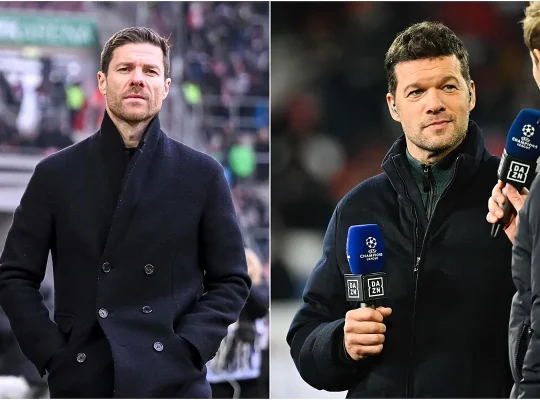 Bundesliga : Ballack se « mouille » sur l&rsquo;avenir de Xabi Alonso : « S&rsquo;il travaille bien et est heureux, il devrait rester à Leverkusen ».