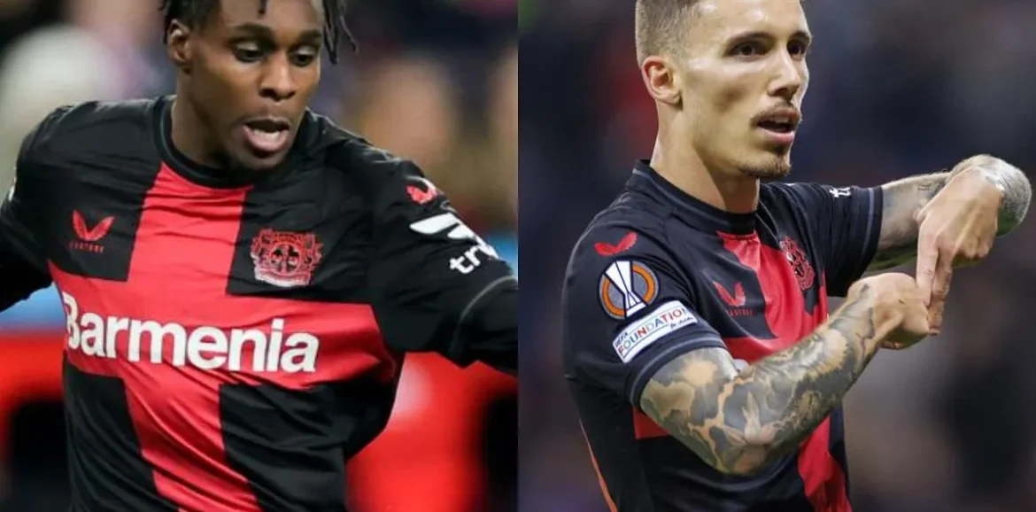 Bundesliga : Frimpong et Grimaldo, un partenariat « sans limites » pour le Bayer Leverkusen Bundesliga : Frimpong et Grimaldo, un partenariat « sans limites » pour le Bayer Leverkusen