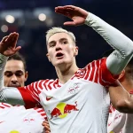 Bundesliga : Benjamin Sesko, le  » robot  » qui ne s&rsquo;est pas enfui de Leipzig :  » Je sens que je progresse à chaque match.