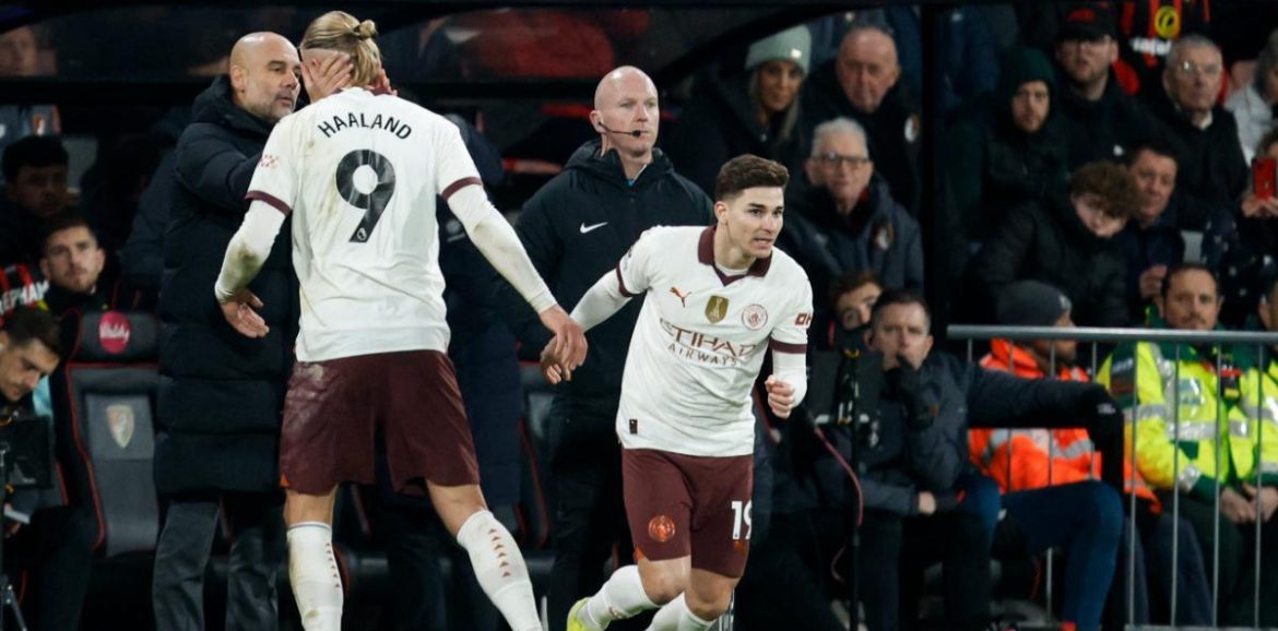 Premier League | Le poignet de Julián Álvarez à Haaland… et Pep